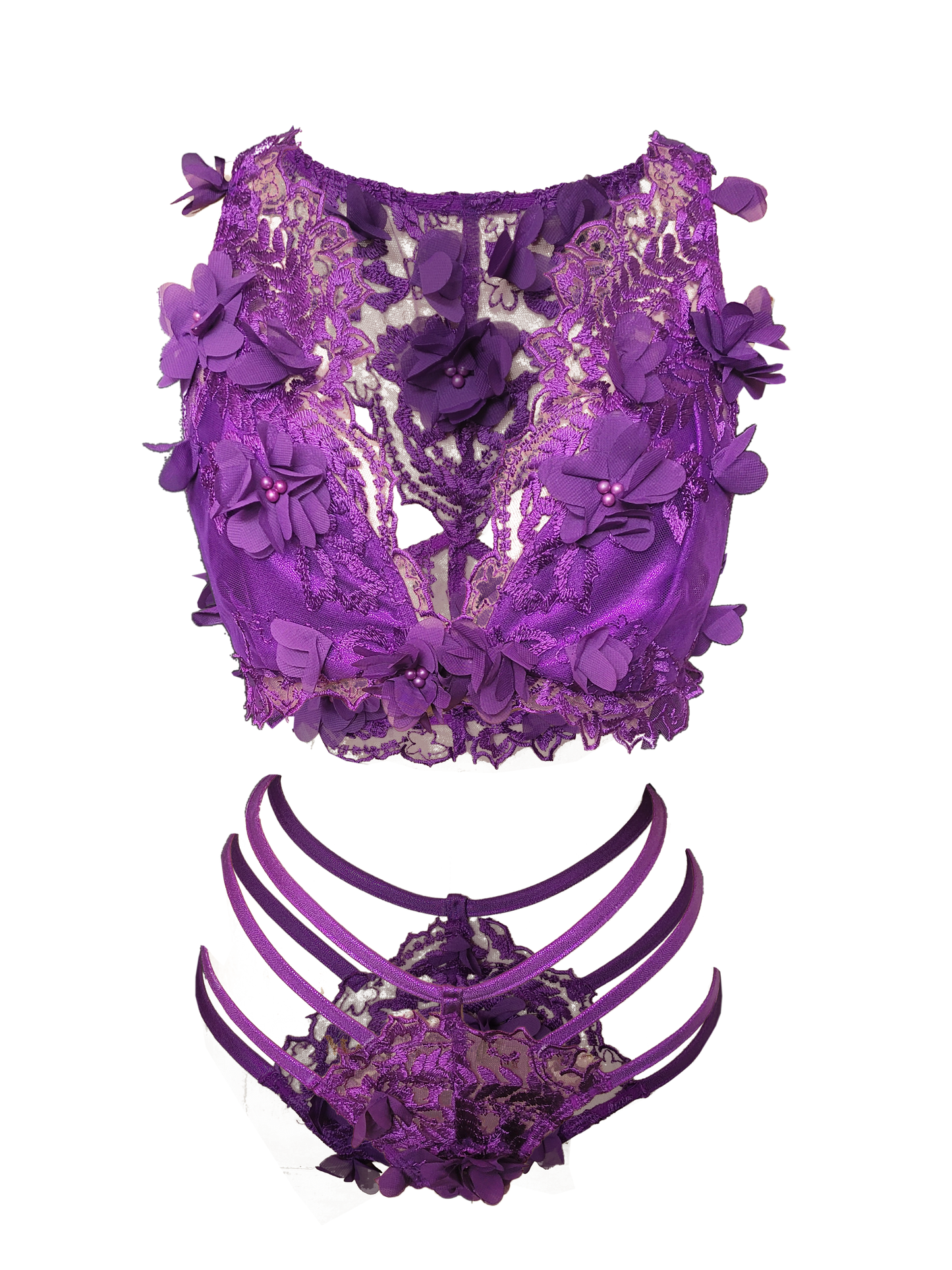 Charmed Lace Set Purple