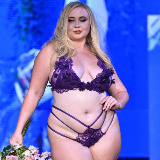 Charmed Lace Set Purple