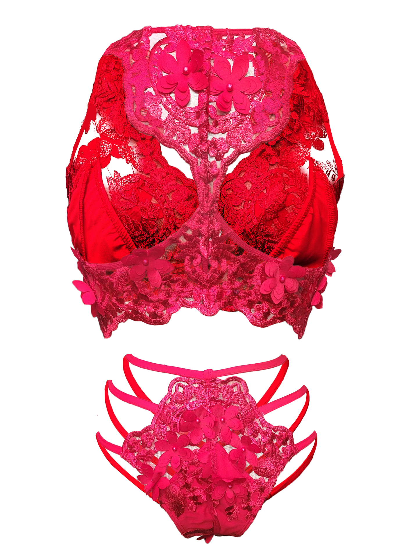 Charmed Lace Set Ruby