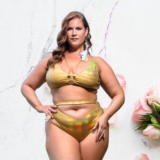 Sample Size Sky Hi Bikini Set