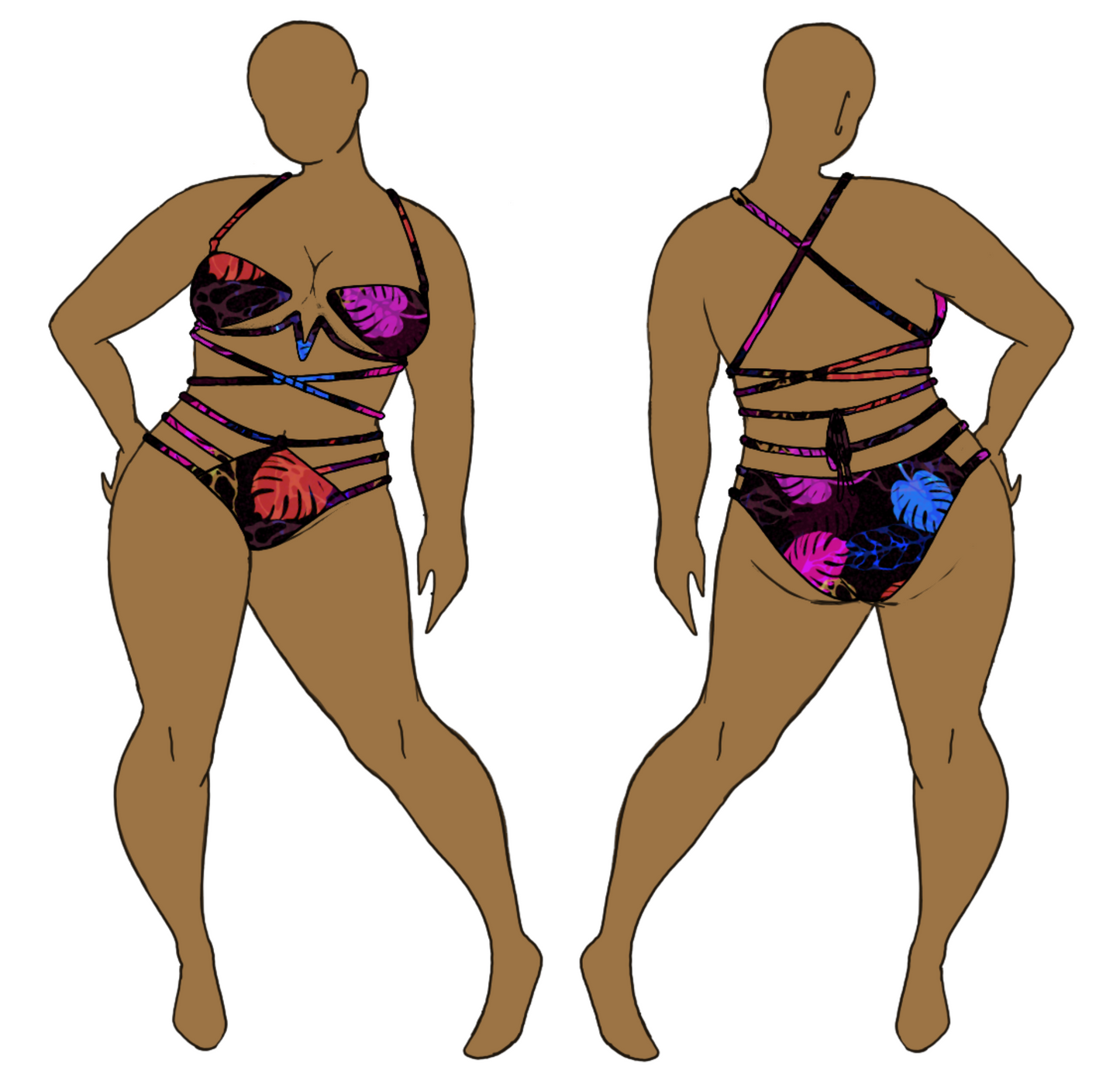 Jouvert Kiss Bling Bra
