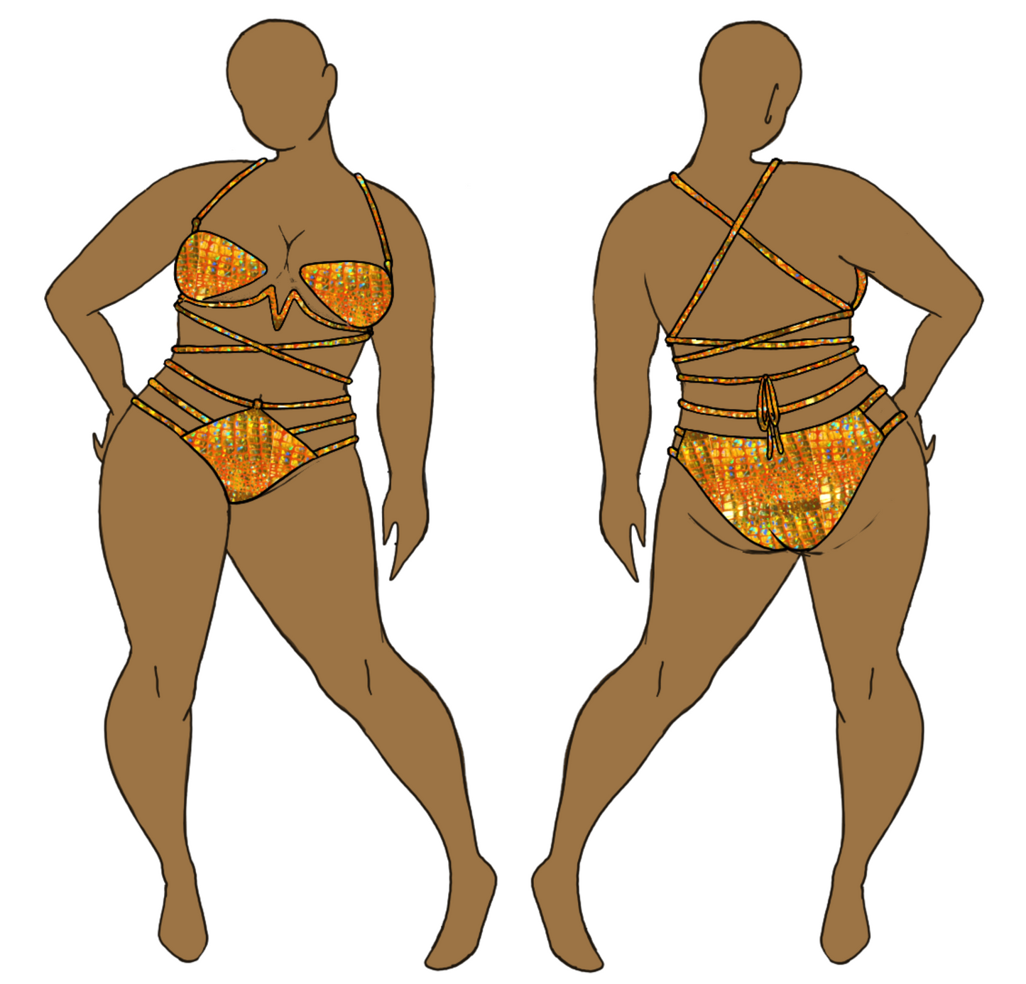 Jouvert Kiss Bling Bra