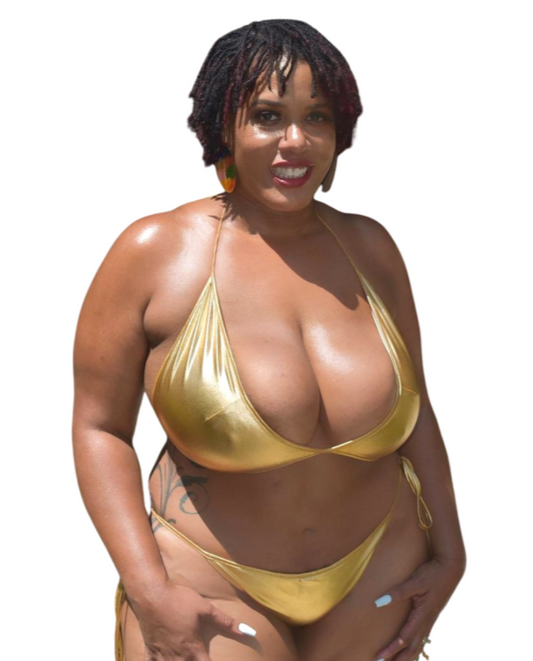 Basic String Bikini 14K Gold Set