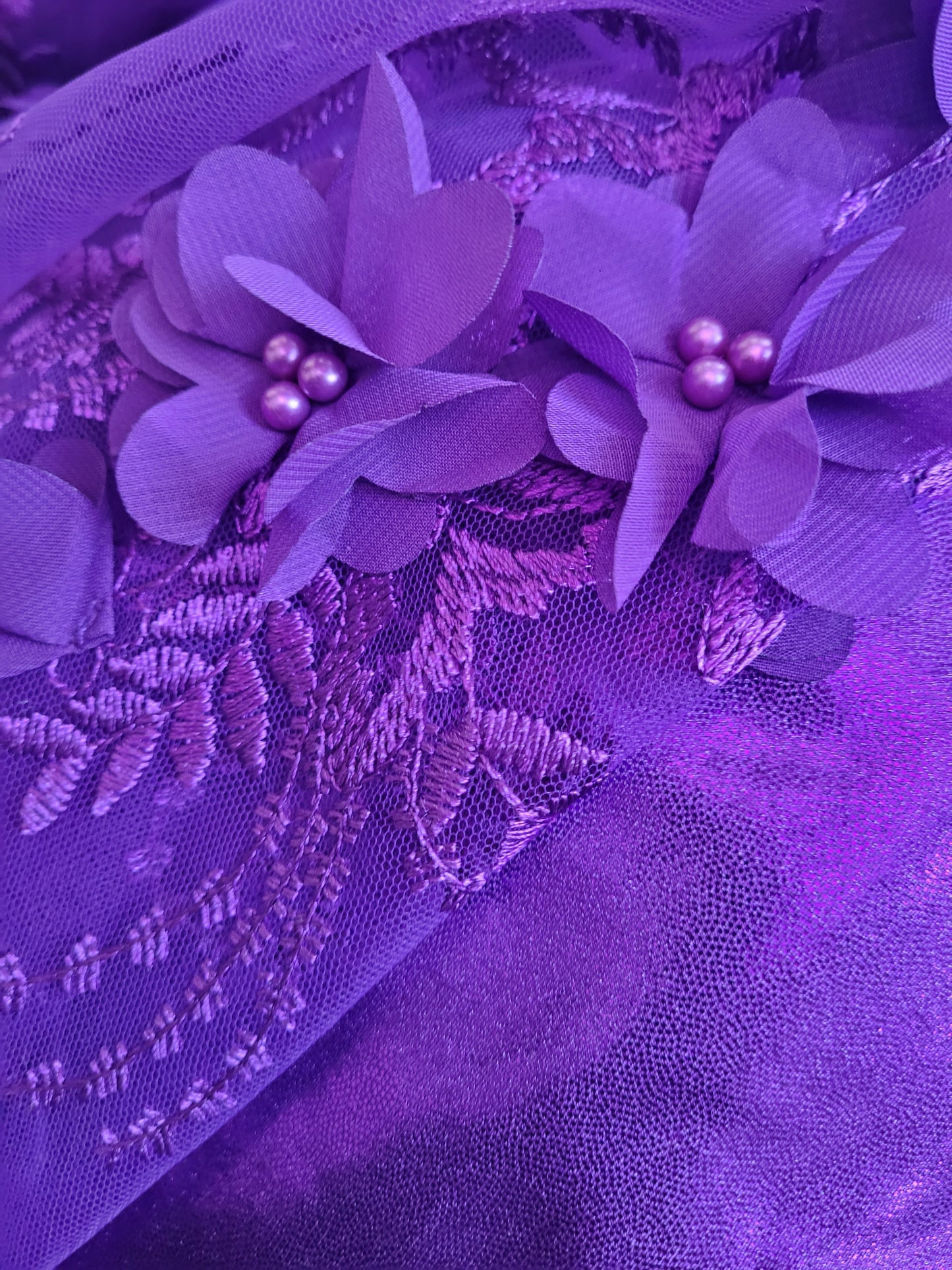 Purple Flower Lace