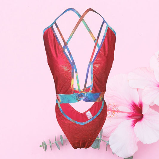Carnival Crimson Bloom Bodysuit