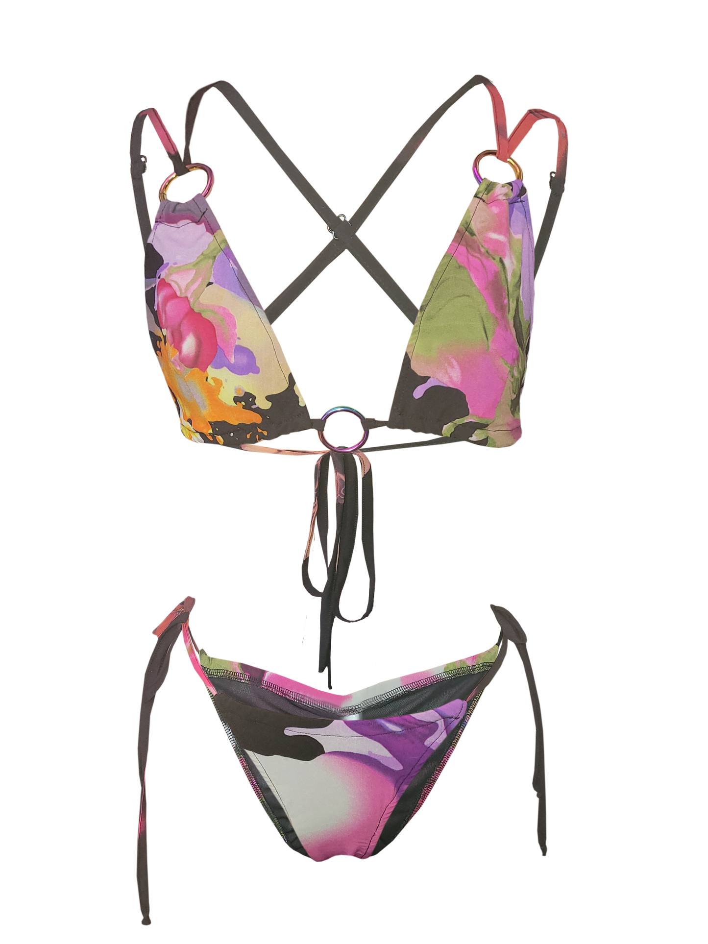 Floral Fantasy Purple Paradise Bikini Set