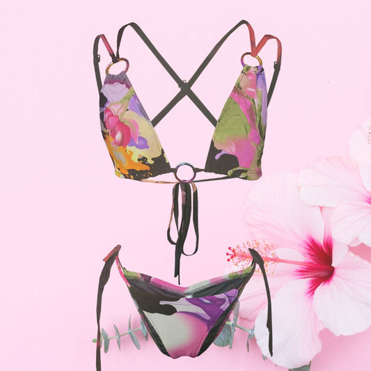 Floral Fantasy Purple Paradise Bikini Set