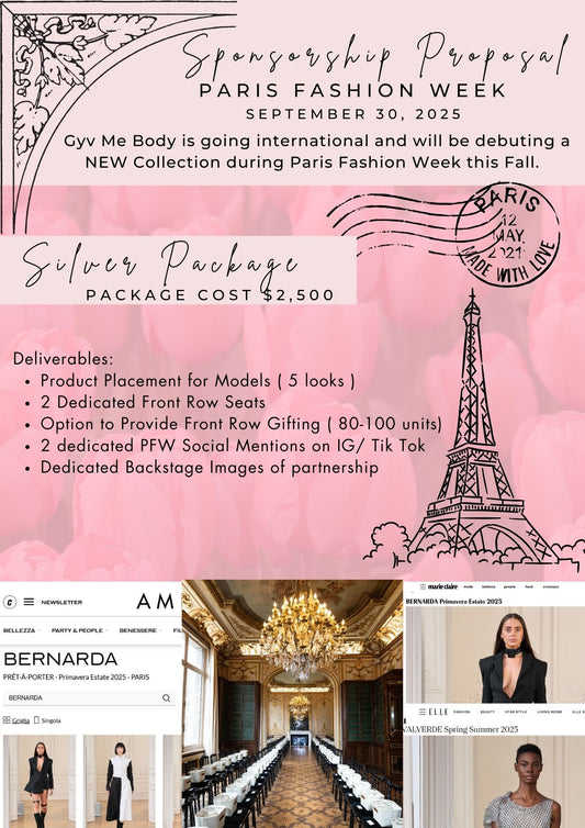 Silver Sponsor Paris Fashion Week 2025