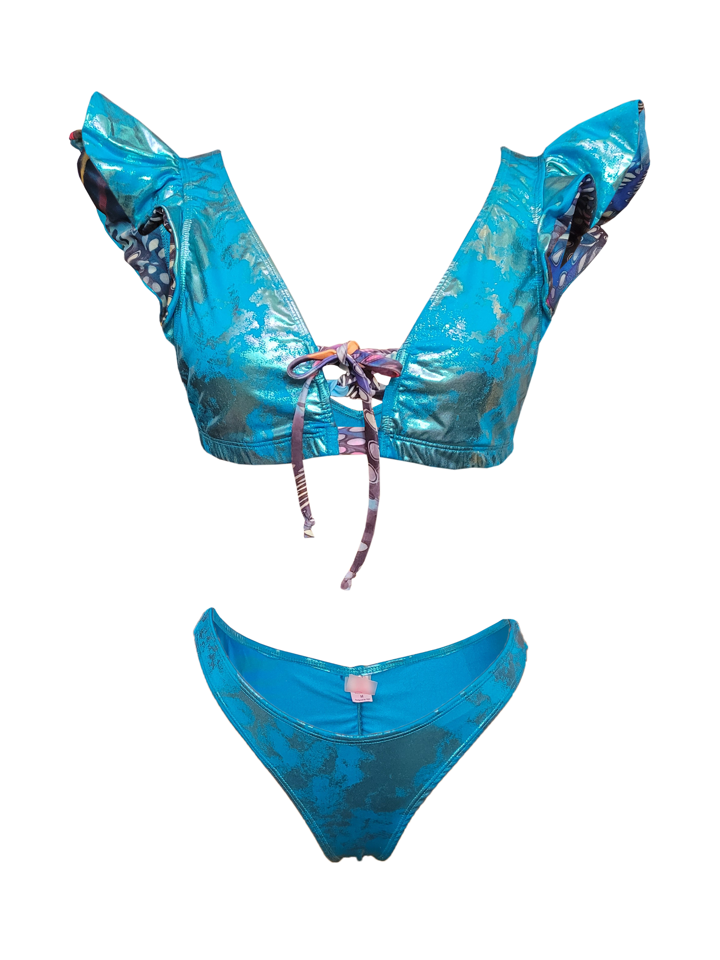 Flutter Bra Set Turquoise and Tattoo
