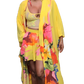 Giant Kimono Yellow Cover-up 