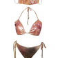 Lace String Trikini Copper Gold